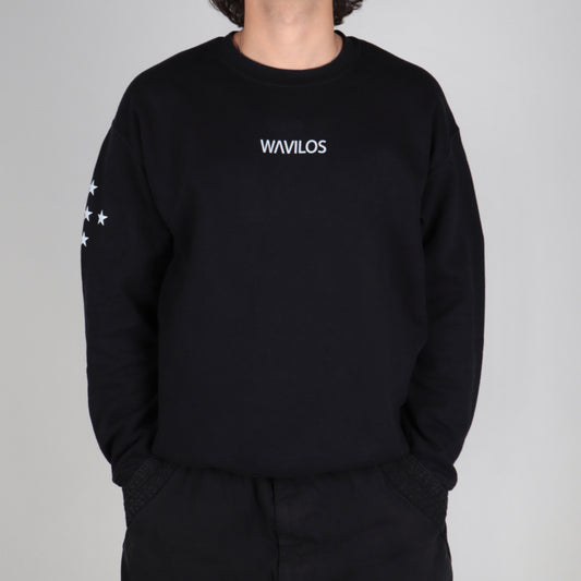 Stars Sweater Black
