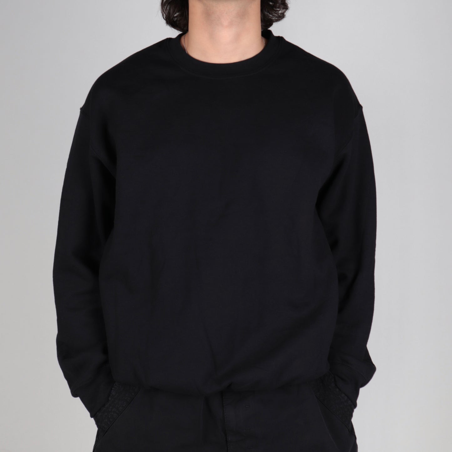 Hand Painted Sweater Black